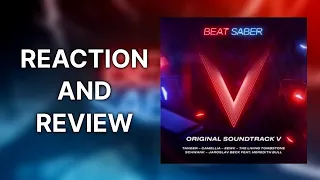 MY REACTION AND REVIEW OF THE NEW OST 5 | Beat Saber