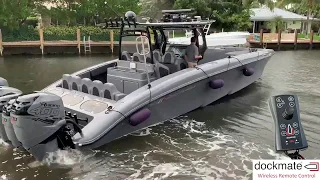 2019 Midnight Express - Dockmate® TWIST wireless remote control installed and test driven.