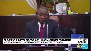 South Africa rejects US accusations that it has provided arms to Russia • FRANCE 24 English