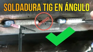 Soldadura TIG en ángulo 2F   PB