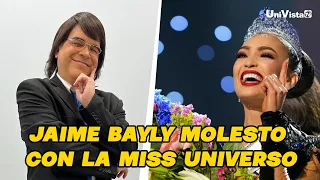 Jaime Bayly molesto Con la Miss Universo