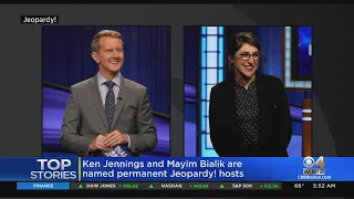 Ken Jennings, Mayim Bialik named permanent Jeopardy! hosts