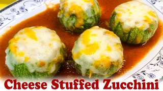 Cheese Stuffed Zucchini