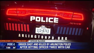 Officer seriously hurt, suspect killed in Arlington