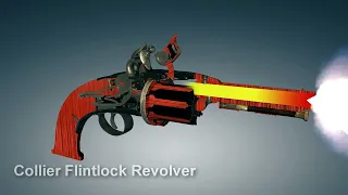 Collier Flintlock Revolver. How it works | 3dGun