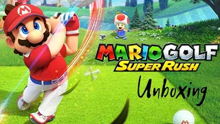 Распаковка "Mario Golf: Super Rush" | Nintendo Switch :)