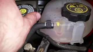 2016, 2017, 2018 & 2019 GM Chevrolet Cruze - How To Check Brake Fluid Reservoir Level