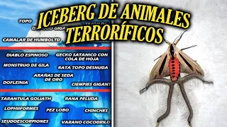 EL ICEBERG DE LOS ANIMALES TERRORÍFICOS EXPLICADO