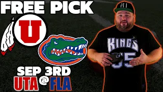 Florida vs Utah Free Pick | College Football Week 1 Predictions | The Sauce Network