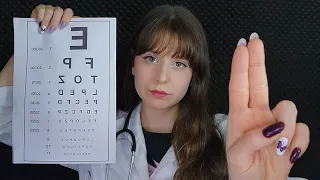 ASMR | Examinado sua visão (com um toque de caos)