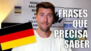 As FRASES MAIS IMPORTANTES em alemão 🇩🇪 | Aula de alemão #36