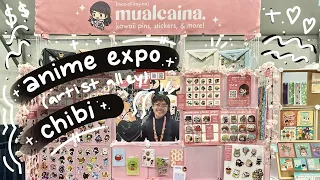 Tabling at the First EVER Anime Expo Chibi Artist Alley 2022!