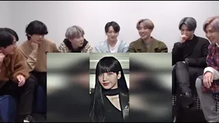 BTS reaction (LISA TIK TOK) pt3💜🐈