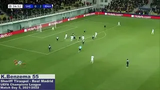 All 15 Karim Benzema goals so far in champions league 2021/2022