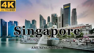 Singapore In 4k - City Of The Future | Greenest City In The World !! Amusing Scenes