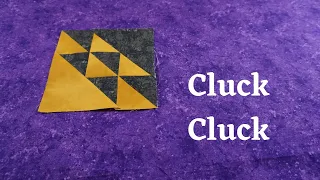 Hens and Chicks Quilt Block Tutorial