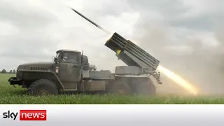 Ukraine War: The moment 40 rockets are launched on Russian targets