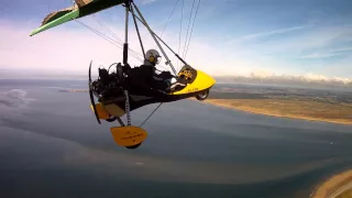 Flying Over Snowdon in  a Microlight 19/9/2015