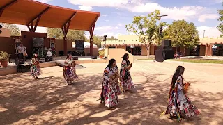 RYEDALE LARGO and DINE DANCE GROUP -NAVAJO BASKET DANCE- Indian Village at the NM State Fair 2023