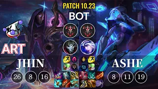 RJ Art Jhin vs Ashe Bot - KR Patch 10.23