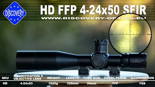 Discovery HD 4-24x50SFIR FFP Rifle scope