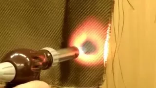 Проверка огнестойкости базальтовой ткани