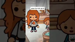 Poor to Rich 🤑 ll Toca Boca TikTok Roleplay ll 16k special ll credits to ll miss Toca Boca Roleplay