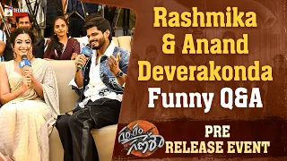 Rashmika & Anand Deverakonda Funny Q&A | Gam Gam Ganesha Movie Pre Release Event | Nayan Sarika