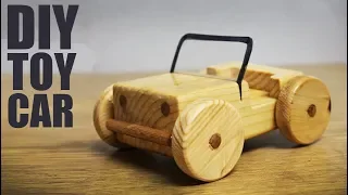 How to make a toy car at home - Wooden Toys Making