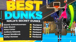 BEST DUNK ANIMATIONS ON NBA 2K24! GET EVERY SINGLE CONTACT DUNK ON ANY DEFENDER! BEST SLASHER DUNKS!
