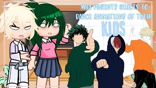 Bnha Parents react to dance animations of their kids // Mha | Gacha Club