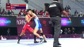 1/4 GR - 60 kg: K. FUMITA (JPN) v. S. RI (PRK)