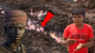 नहीं बुझ रही है ये आग । बाल बाल बच गया Jharia Coal Fire (Dhanbad Coal Mining)