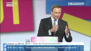 66. FDP-Parteitag: u.a. mit Rede von Christian Lindner am 16.05.2015