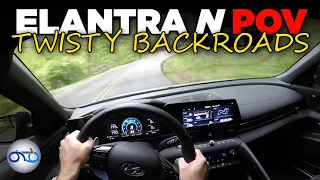 Elantra N POV Twisty Backroads