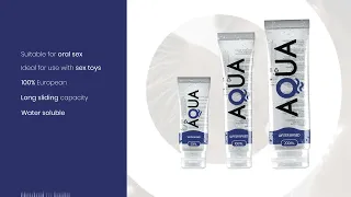 AQUA® Water Based Lubes