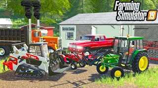 LANDSCAPING AN OLD ABANDON RENTAL PROPERTY | (ROLEPLAY) FARMING SIMULATOR 2019