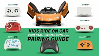 How To Pair Your Ride On Car Parental Remote Control