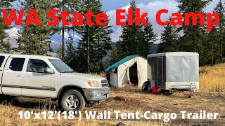 2021 WA State Elk Camp Tour #elkhunting #elkcamp #canvastent