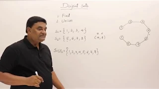 1.12 Disjoint Sets Data Structure - Weighted Union and Collapsing Find