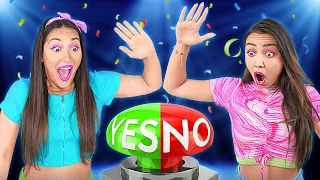 YES or NO CHALLENGE! TRY NOT TO EAT or LAST TO STOP EATING WINS! Funny Pranks Show by BRAVO!