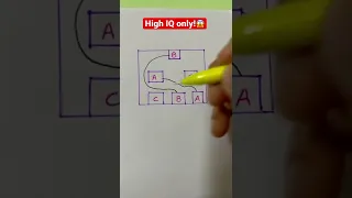 Connect A to A, B to B and C to C without crossing the lines! High IQ required! #math #youtube