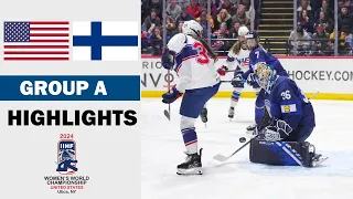 USA vs. Finland Full Highlights | Group A | 2024 Women's World Hockey Championship (4/6/2023)