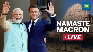 Live | PM Modi - French President Emmanuel Macron Roadshow In Jaipur, India | Republic Day 2024