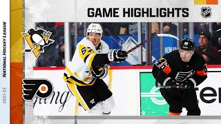 Penguins @ Flyers 4/24 | NHL Highlights 2022