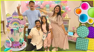 ANIVERSÁRIO da nossa filha ANNY com SURPRESA !! tema FIDGET TOYS / e PARÓDIA