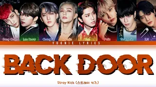 Stray Kids (스트레이 키즈) - Back Door (Color Coded Lyrics Eng/Rom/Han/가사)