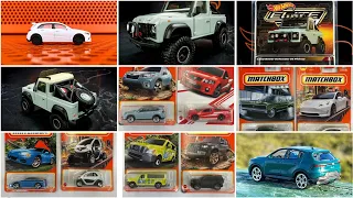 Matchbox 2024 Mix 2 Update, Hot Wheels Elite 64 Land Rover Defender 90 Pickup