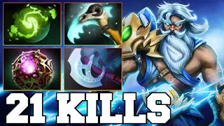 21 Kills Zeus 7.35 Mid Lane Meta !! Zeus Dota 2 Guide Update Tutorial Gameplay Carry Support