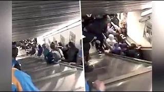 20 Injured in escalator mishap at Rome metro station